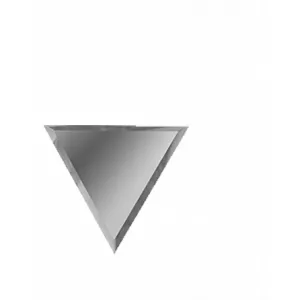 Зеркальная серебряная плитка ДСТ ПОЛУРОМБ внутренний РЗС1-01(вн) 20х17 см