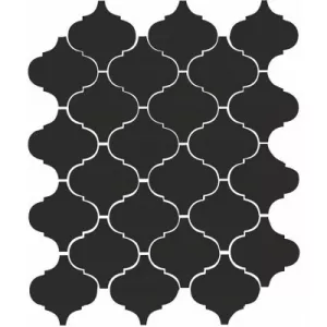 Плитка настенная Kerama Marazzi Арабески глянцевый черный 65001 26*30 см