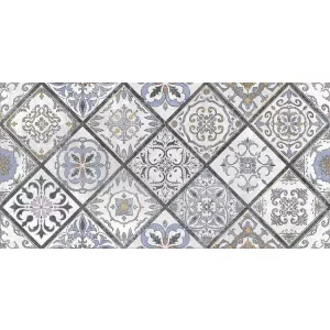 Плитка настенная Laparet Etnis мозаика серый 30х60 см