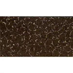 Декор Lasselsberger Ceramics Анастасия орнамент коричневый 1645-0094 25х45 см