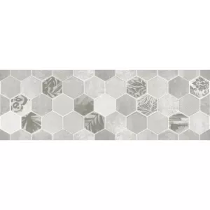 Декор Lasselsberger Ceramics Гексацемент светло-серый 1664-0197 20x60