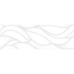 Плитка настенная Laparet Sigma белый рельеф 17-10-00-463 20х60 см