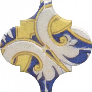 Декор Kerama Marazzi Арабески Майолика орнамент OP\A160\65000 6,5*6,5 см