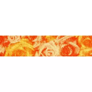 Бордюр Lasselsberger Ceramics Фьюжн оранжевый 1504-0076 9х40 см