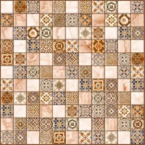 Керамогранит Lasselsberger Ceramics Орнелла коричневый арт-мозаика 5032-0199 30х30 см
