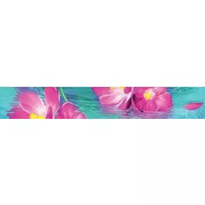 Бордюр Муза-Керамика Ocean flowers B300D240 30х4,5 см