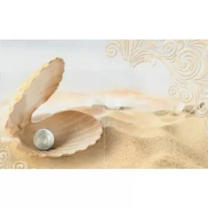 Панно Шахтинская плитка Amalfi sand бежевое 02 50x80
